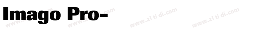 Imago Pro字体转换